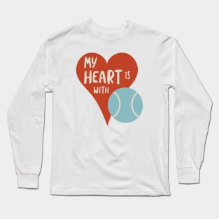 My Heart is with Padel Long Sleeve T-Shirt